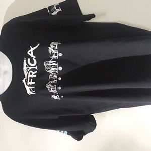 NEW 2014 DISCOVER SOUTHERN AFRICA SZ.  MED BLK COLOR T SHIRT